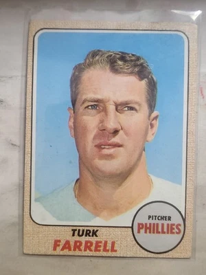 1968 Topps Baseball Turk Farrell # 217 Philadelphia Phillies - Image 1 of 2