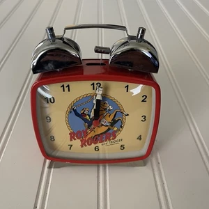 Roy Rogers and Trigger - METAL ALARM CLOCK, Schylling, Working, TESTED! - Picture 1 of 11