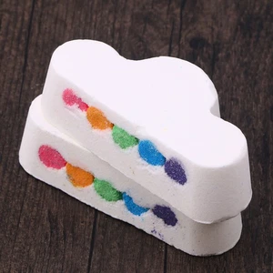 1 Box 180g Rainbow Cloud Bath Salt Natural Essential Oil Bubble Bathing Salt - Picture 1 of 12