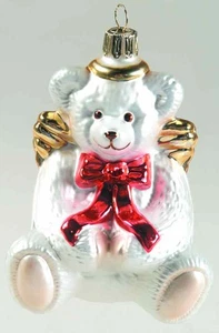Goebel Goebel Christmas Ornament Angel Bear-Blown Glass - Boxed 5493308 - Picture 1 of 1