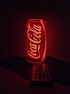 LED Lampe 3D Cola Dose 🪄 mit Fernbedienung Farbwechsel Deko Geschenkidee - Bild 1 von 7