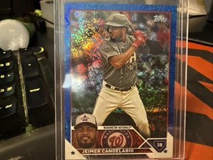 2023 Topps Update Series - Jeimer Candelario #US129 Blue Foil /999 - Bild 1 von 2