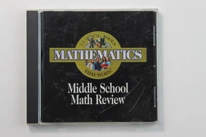 Middle School Math Review CD-ROM by Pro One Software - Pre-Owned, Untested - Picture 1 of 5