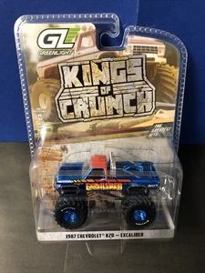 2025 Greenlight Kings Of Crunch 1/64 1987 Chevrolet K20 Excalibur CHROME CHASE - Picture 1 of 7