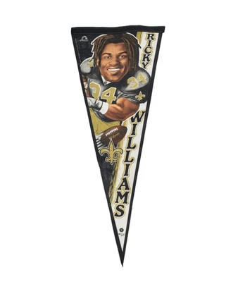 Banderín Ricky Williams vintage de Nueva Orleans Foto 1 de 2