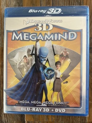 Megamind (2D & 3D Blu-Ray, DVD) Will Ferrell, Brad Pitt, Tina Fey - Image 1 of 2