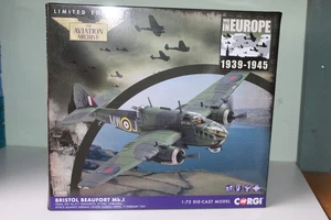 CORGI AVIATION ARCHIVE 1:72 BRISTOL BEAUFORT Mk1 - 217 SQN RAF CORWALL AA28902 - Picture 1 of 2