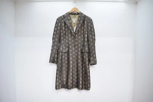 Womens Dries Van Noten Embroidered Silk Blend Long Topcoat Size 38 - Picture 1 of 4
