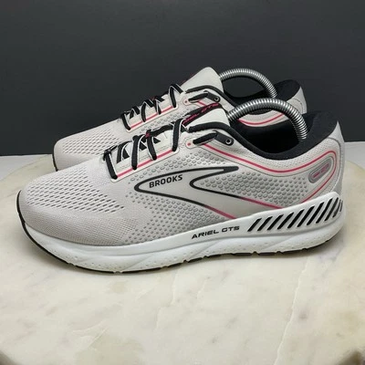 Brooks Ariel GTS 23 Mujer 9 D Ancho Zapatos para Correr Tenis Gris Negro Rosa Foto 1 de 4