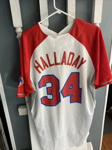 Philadelphia Phillies Roy Halladay Baseball Jersey MLB Size XL - Picture 1 of 5