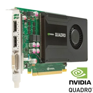 Video Card Graphics Nvidia Quadro K2000 2gb Gddr5 2 X Dp Dvi-D And Refurbished - Picture 1 of 4