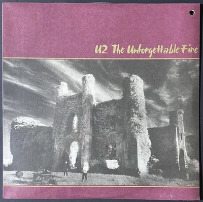 U2 The Unforgettable Fire Original 1984 Island Records Brand New Sealed LP - Image 1 of 4