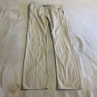 Jeans masculino vintage Zoo York 36 bege skate perna larga streetwear Y2K (real 36x32) - Imagem 1 de 4