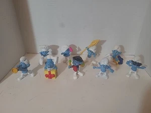 Lot  of 9 Smurf Figures Peyo 2011 / 2013 McDonalds Toys #2 - Picture 1 of 4