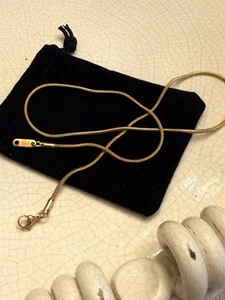 750er Gold vergoldet Schlangen Kette *NEU* - Bild 1 von 4