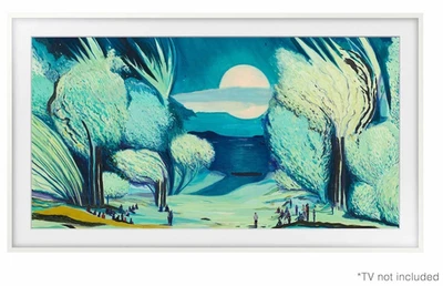 Samsung 55 inch The Frame Customizable Bezel In Modern White (2025) - Image 1 of 3