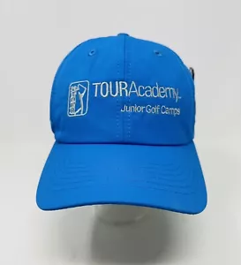PGA Tour Academy Junior Golf Camps Hat Cap Blue Adult Strapback New NWT - Picture 1 of 6
