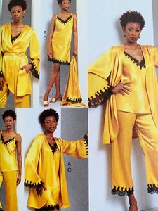 Vogue Uncut Pattern V1962 Sleepwear Pajama Wardrobe Ensemble Size 16-24 - Picture 1 of 3