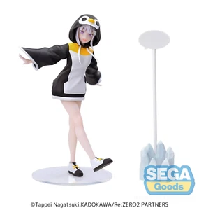 Re Zero Emilia Luminasta Kotori Asobi SEGA Anime Figure Original Penguin - Picture 1 of 7