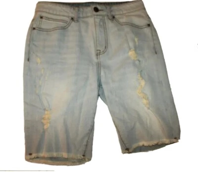 Pantalones Cortos de Jean Anthropologie BDG Denim Dobladillo Costilla Caminar con Tiro Alto Talla 28 *** Foto 1 de 4