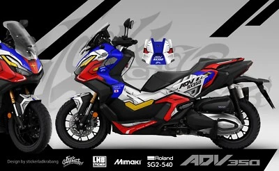 Graphics Decal Kit Wrap Compatible with Honda Adv 350 2021-2024 / RX350R - Image 1 of 2