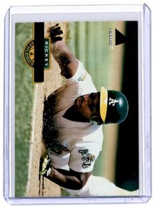 1994 Pinnacle Rickey Henderson Oakland Athletics #450