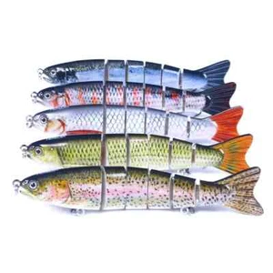 1PC Multi Jointed Fishing Lure Swimbait 12.7cm/22g Crankbait Hard Bait Wobblers - Bild 1 von 26