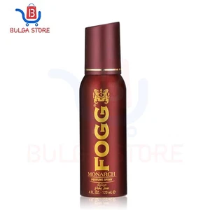 FOGG 120ML MONARCH Perfume Body Spray Deodorant No Gas Long-Lasting For Men - Picture 1 of 4