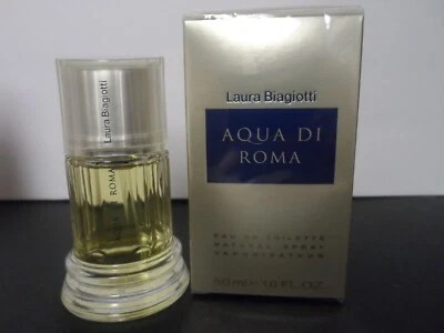 Aqua di Roma Laura Biagiotti Eau de Toilette spray 1,6 oz/50 ml novo em folha na caixa lacrada. - Imagem 1 de 3