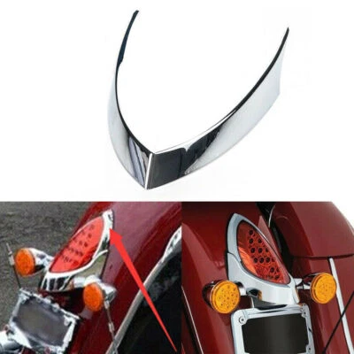 Cubierta superior de luz trasera cromada para Indian Chief Classic Roadmaster 2014-2018 Foto 1 de 4
