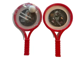 boba fett & ashoka tano childrens tennis racquets w/ ball 11” X 6” New - Picture 1 of 4