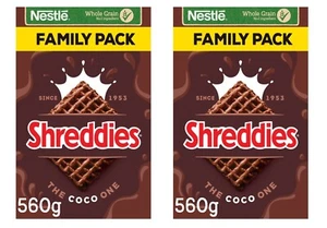 Nestle Coco Shreddies Family Pack 560g PACK OF 2 - Picture 1 of 1