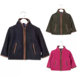 Rydale Kid's Fleece Jacket Long Sleeve Toddler Zip Up Jackets Coat in 3 Colours - Picture 1 of 4