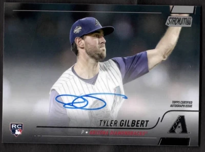 2022 Tyler Gilbert Stadium Club Baseball Rookie RC Auto Diamondbacks SCBA-TGI - Image 1 of 2
