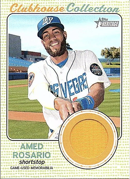 2017 Topps Heritage Minors Clubhouse Collection Jersey Singles (Pick Ur Cards) - Image 1 of 1