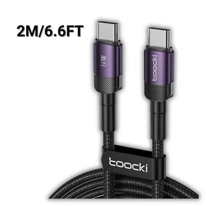 60W USB-C to USB-C Fast Charging Cable – PD 3.0 Quick Charge 4.0 2M Purple - Picture 1 of 5