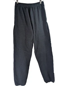 Fruit of the Loom Mens Sweatpants Joggers Size Small Black Drawstring Pockets - Picture 1 of 7