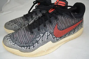 Zapatos de baloncesto para hombre NIKE Kobe Bryant Mamba Rage negros rojos talla 10 - Imagen 1 de 9