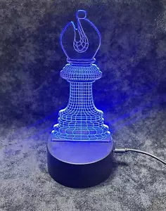 Chess Night Light The Bishop - Picture 1 of 2
