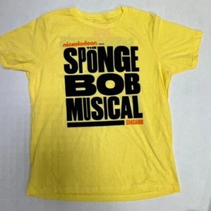 SpongeBob squarepants " YOUTH " CHICAGO LOGO TEE SONGWRITERS T-SHIRT OFFICIAL! - Picture 1 of 35