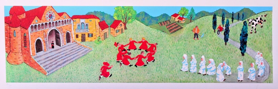 Luigi Scarpa Serigrafia Firmata e certificata  35 x 100 come Norberto, Ulisse. - Immagine 1 di 1