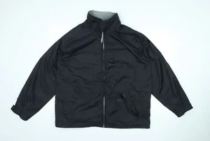 B&C Mens Black Rain Coat Size XL Zip - Picture 1 of 10