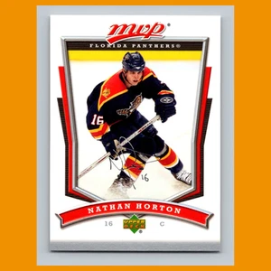 Nathan Horton #195 2007-08 Upper Deck MVP Florida Panthers Hockey Card NHL - Picture 1 of 3