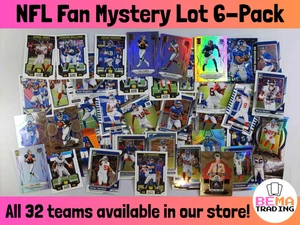 NFL Team Fan Mystery Card 6-Pack: New York Giants - Picture 1 of 3