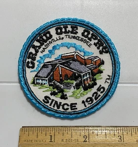 Insignia parche bordado redondo Grand Ole Opry desde 1925 Nashville Tennessee - Imagen 1 de 3