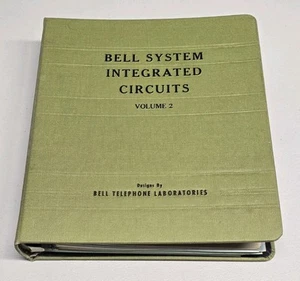 RARE Original Bell Labs Systems Integrated Circuits V2 Data Design Manual Binder - Photo 1/20