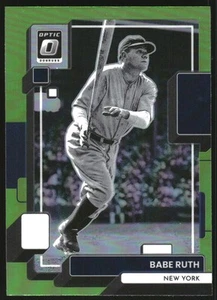 2022 Donruss Optic Lime Green #194 Babe Ruth Card - Picture 1 of 2