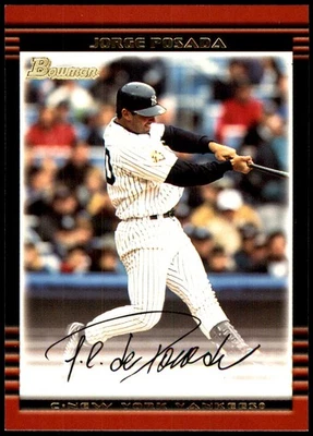 Хорхе Посада 2002 Bowman Chrome No20 Yankees MLB ЧИТАЙТЕ БЕСПЛАТНАЯ ДОСТАВКА AutographDen - Изображение 1 из 2