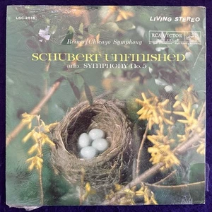 Sealed ~ SCHUBERT Unfinished Symphony & No.5 REINER / RCA LSC 2516 NOS ss MINT - Picture 1 of 5