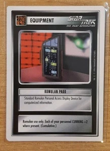 1994 STAR TREK THE NEXT GENERATION ROMULAN PADD - Picture 1 of 2